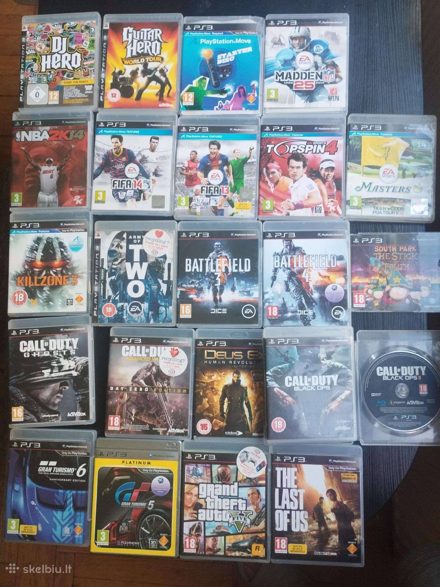 Naudoti PS3 žaidimai