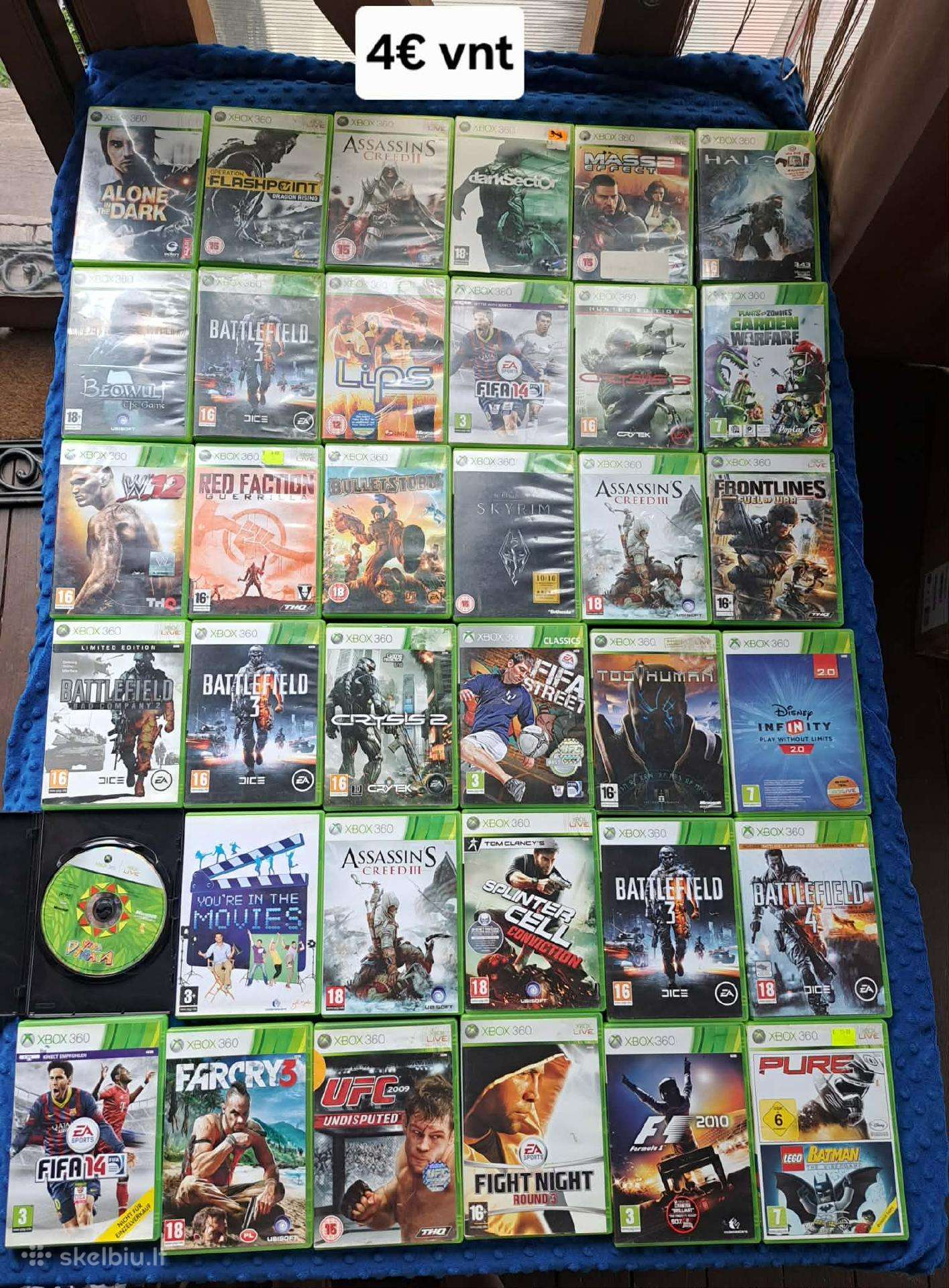 Xbox 360 ir xbox one žaidimai