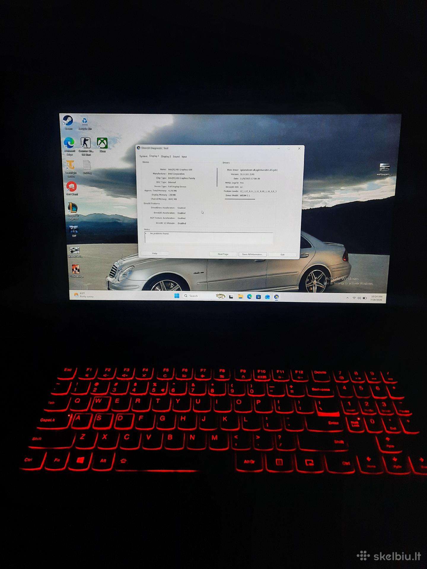 Lenovo Legion Y520 i7-7700hq / 8 RAM / Gtx 1060