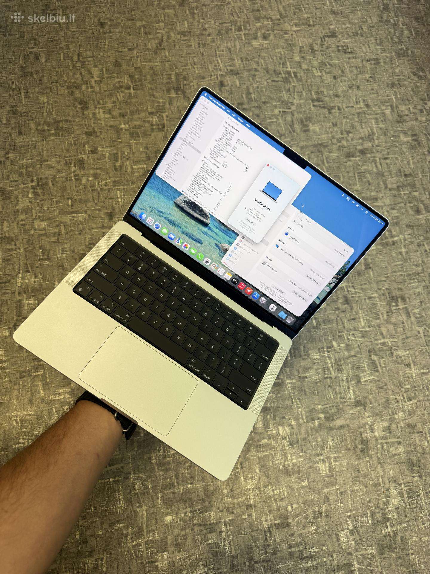 MacBook Pro 14" (2021) M1 Pro/16gb/512gb 100% ba