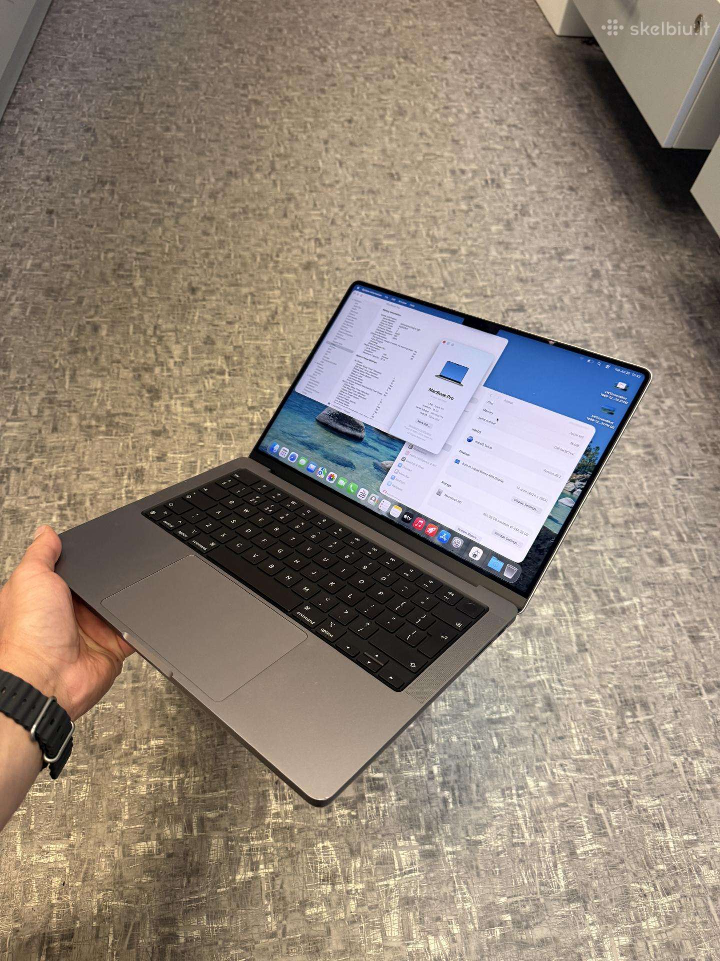 MacBook Pro 14" (2023) M3 16gb/512gb/ 97% bat