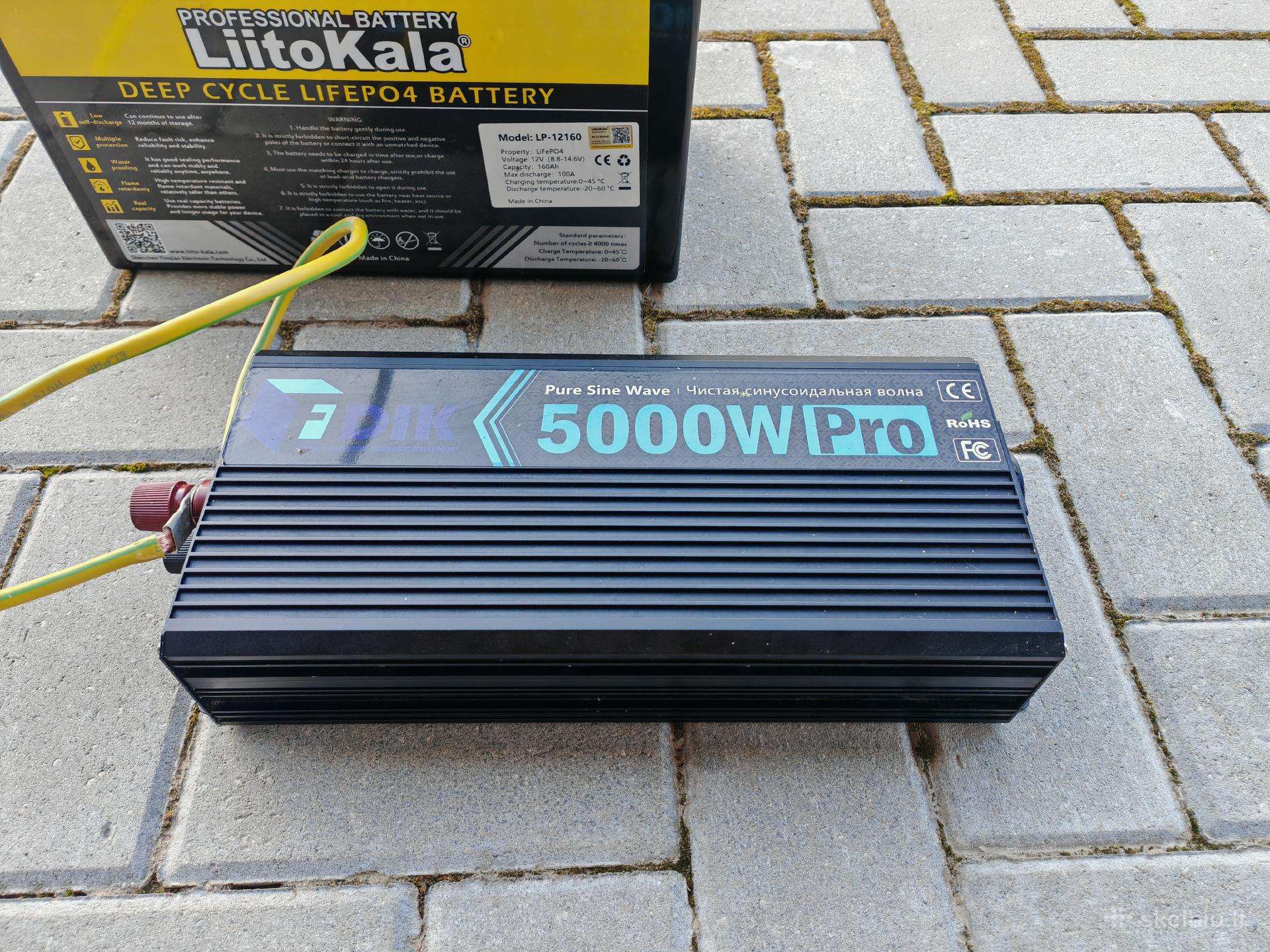 12v - 240v inverteris 5000w rimtas