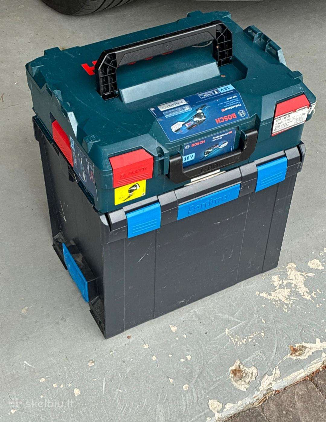 Bosch L-boxx įrankių dėžė.