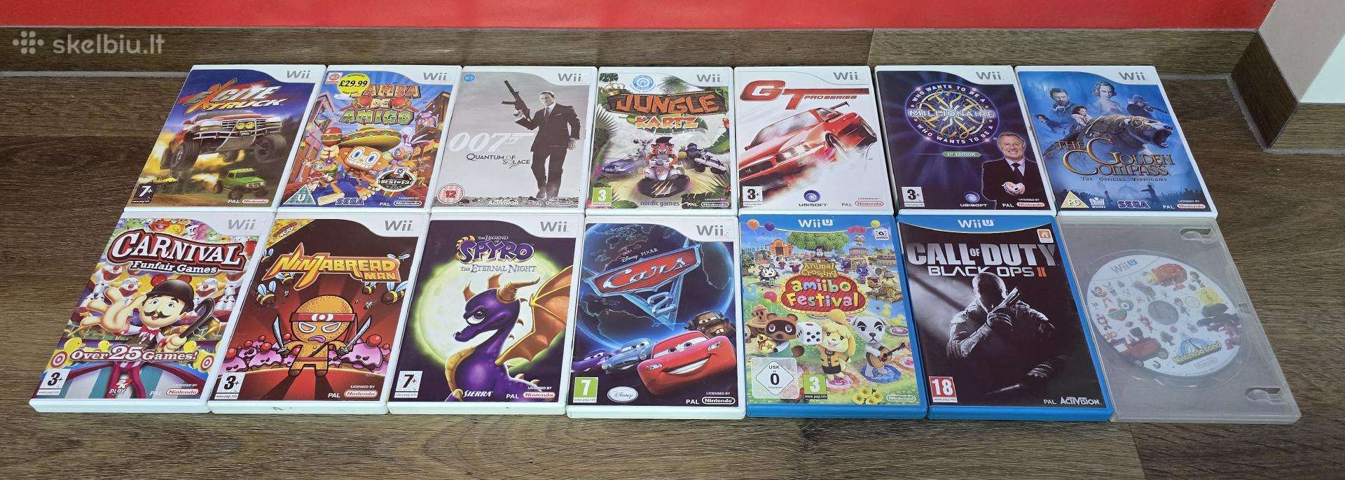 Nintendo Wii ir Wii U žaidimai
