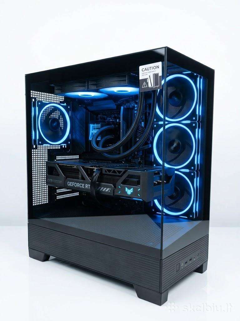 Kompiuteris Rtx 5080 ir Ryzen 9850x3d Naujas Asus