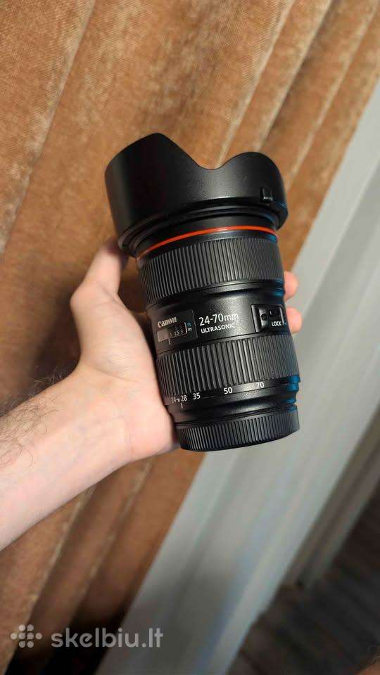 Canon 24 70 ef 2.8 l II usm Objektyvas