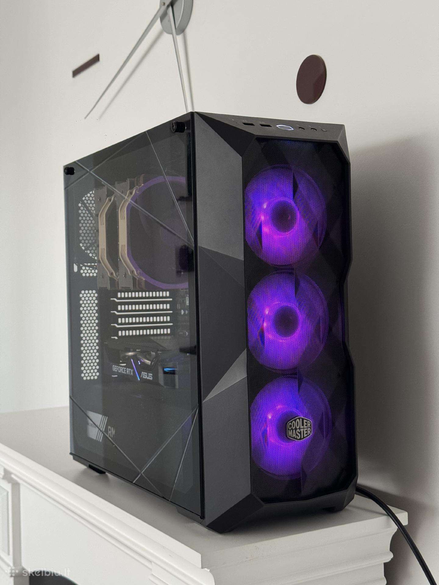 Žaidimų pc Rtx 2060 Ryzen 5 3600 16gb RAM SSD