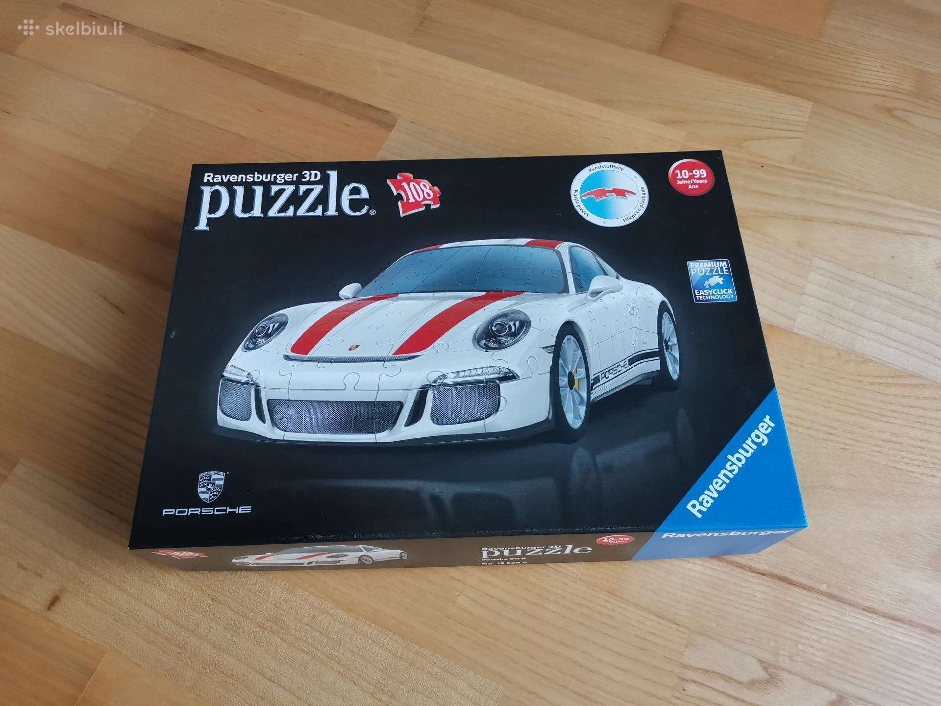 3D dėlionė Ravensburger Porsche 911r