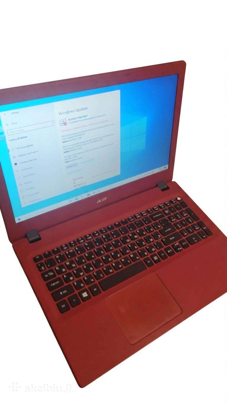 Tvarkingas Acer kompiuteris su rusu k raidemis