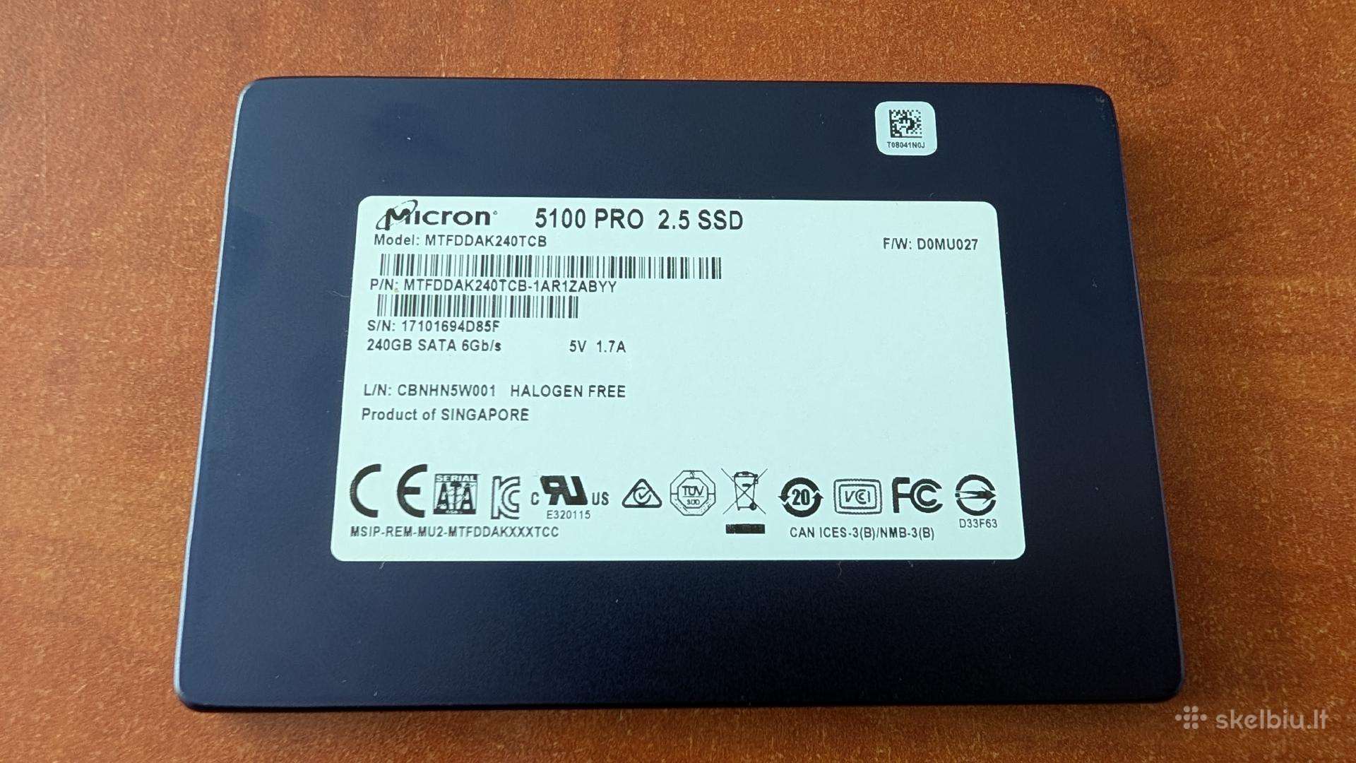 Micron 5100 Pro 240gb SSD