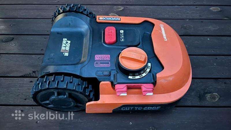 Vejos robotas Worx Landroid M500 be stotelės