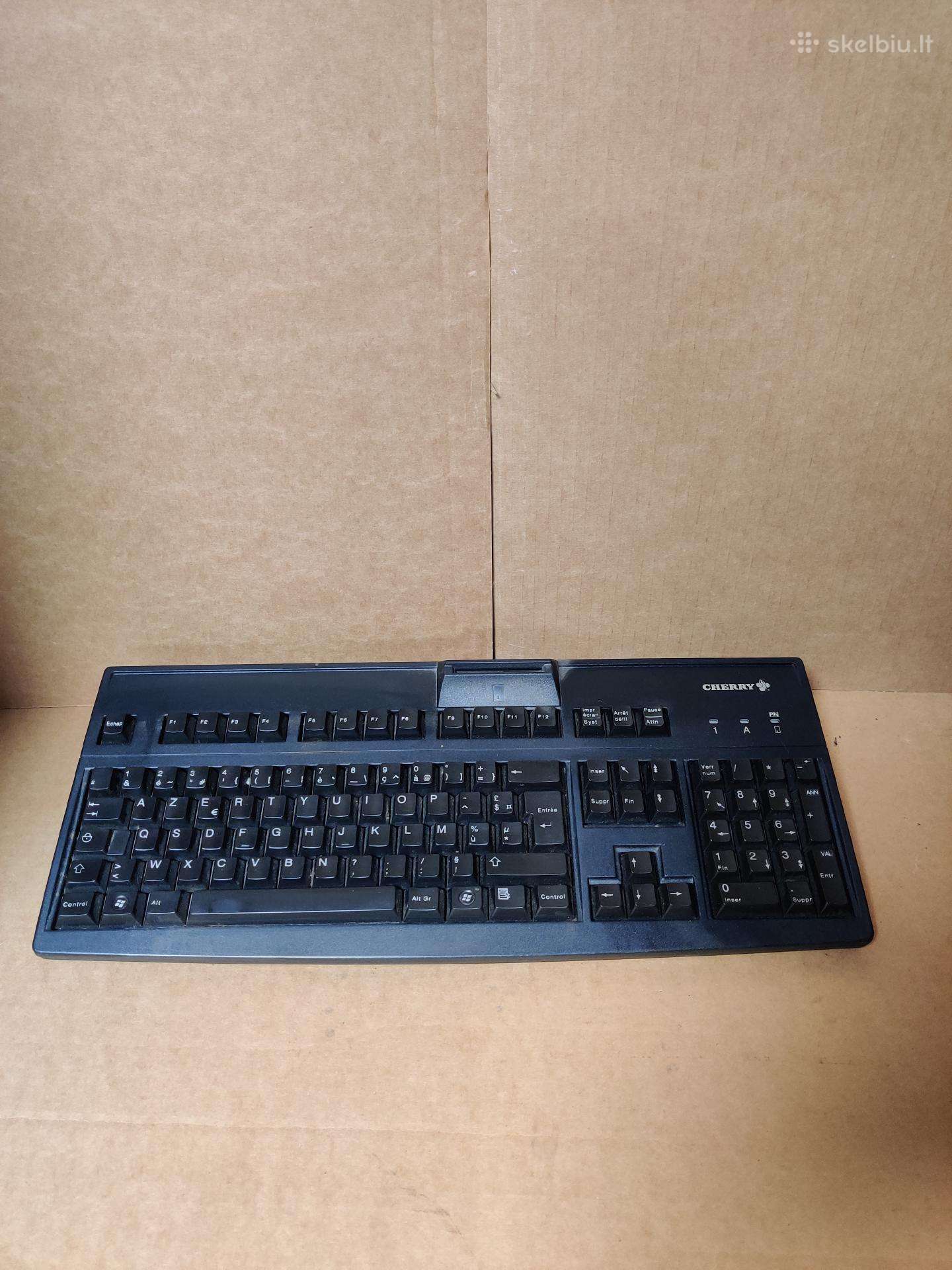 Kompiuterio klaviatūros Cherry ir Logitech