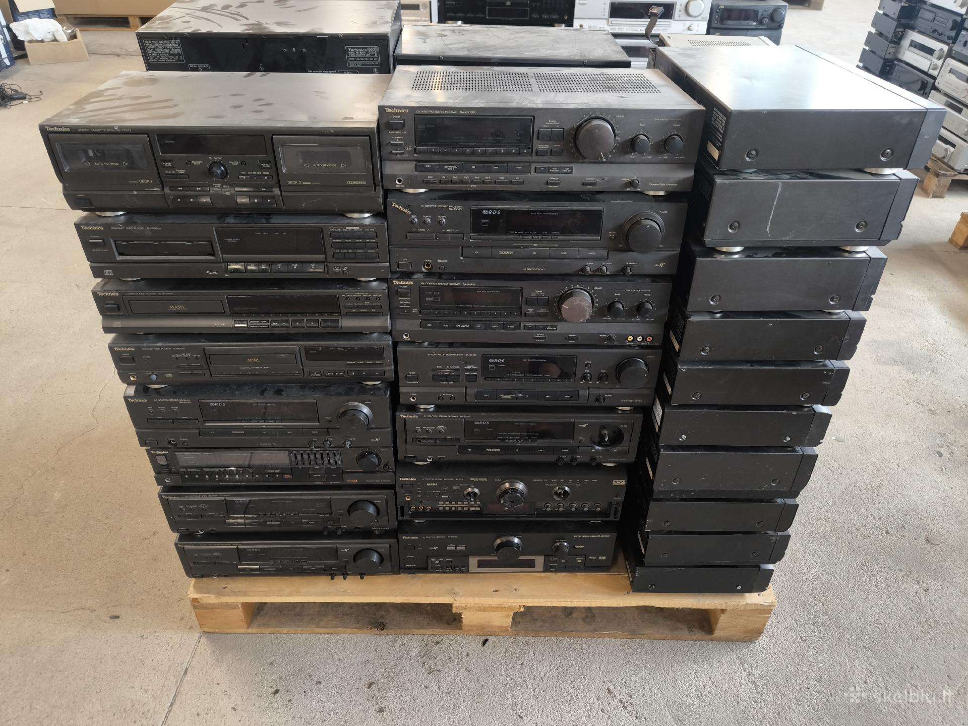 Technics audio prietaisu palete