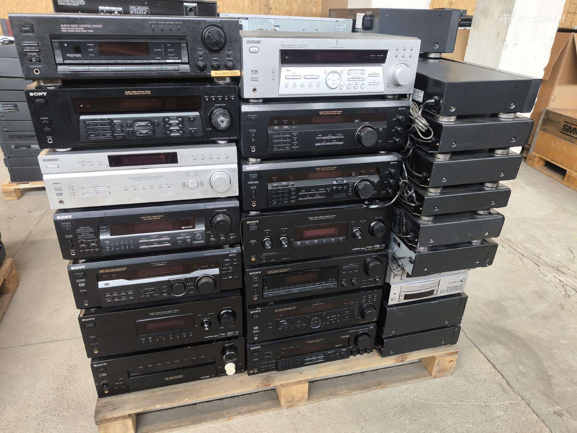 Sony audio prietaisu palete