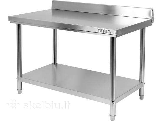 Nerūdijančio plieno stalas Yato 1200x600