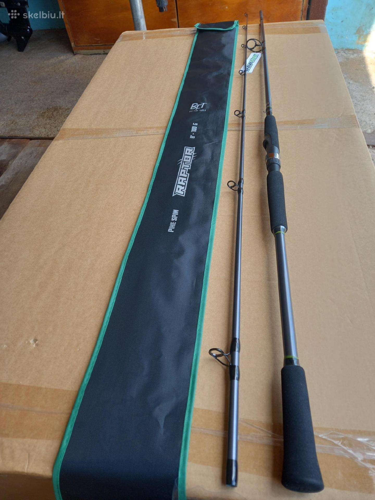 Parduodu spiningą Bft Raptor G2 2,44m, iki 100g