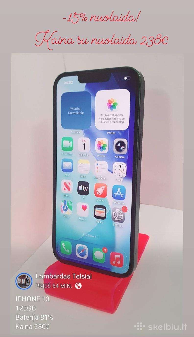 iPhone 13 128gb 81%