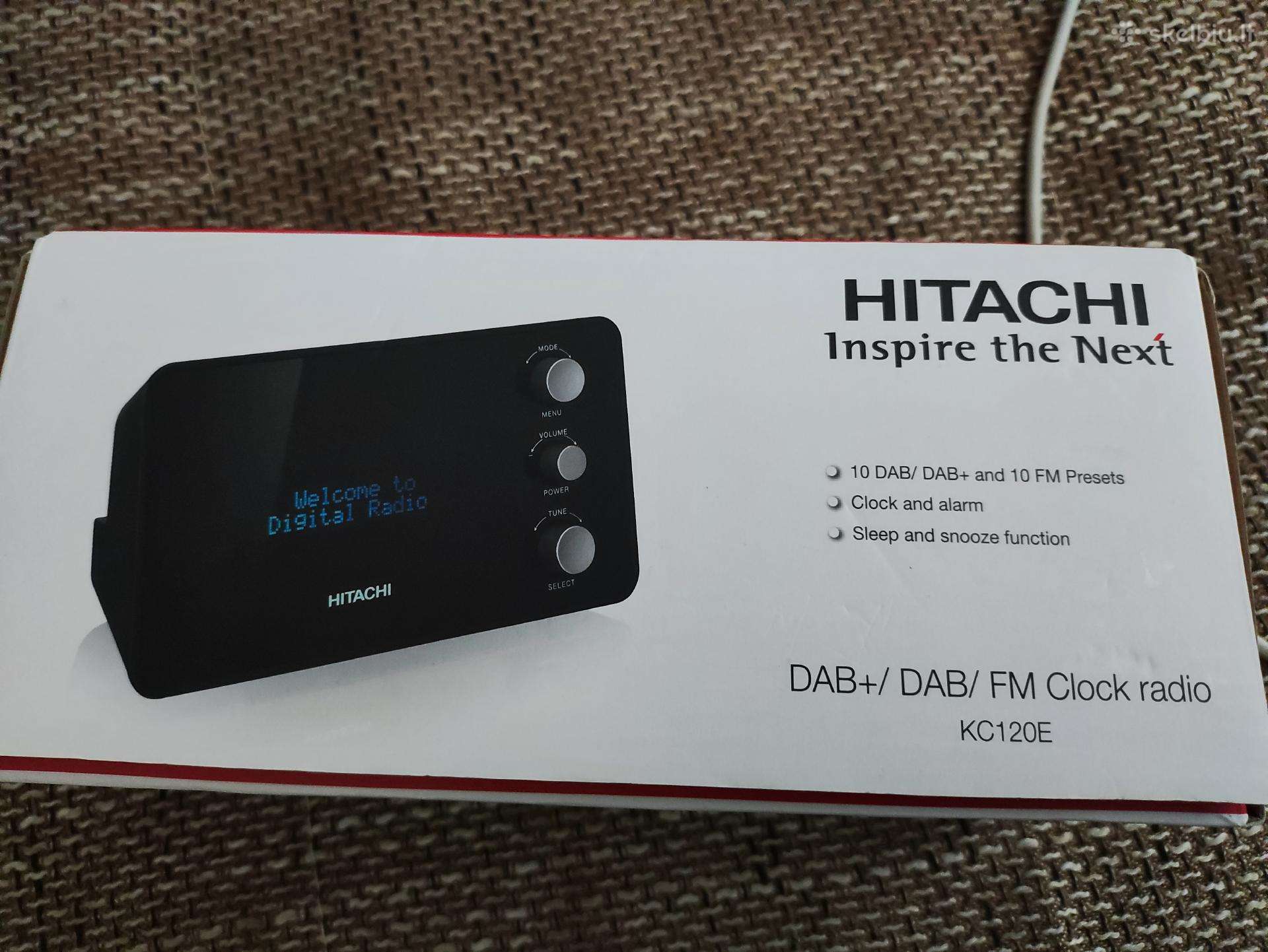 Hitachi dab+/dab/fm Clock radiokc 120e
