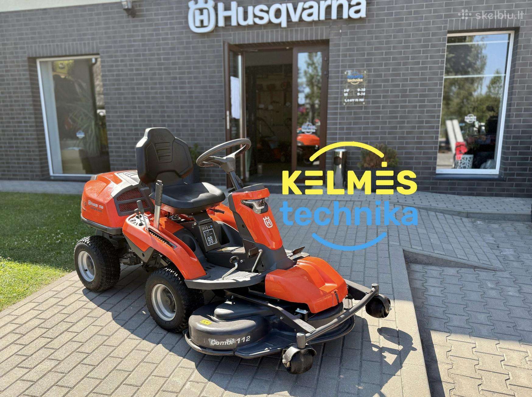 Super kaina! Husqvarna R 316tx Awd + combi 112 cm.