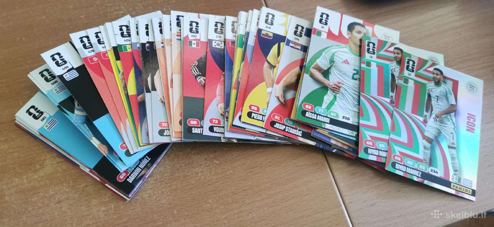 Futbolininkų kortelės fifa world cup 2026