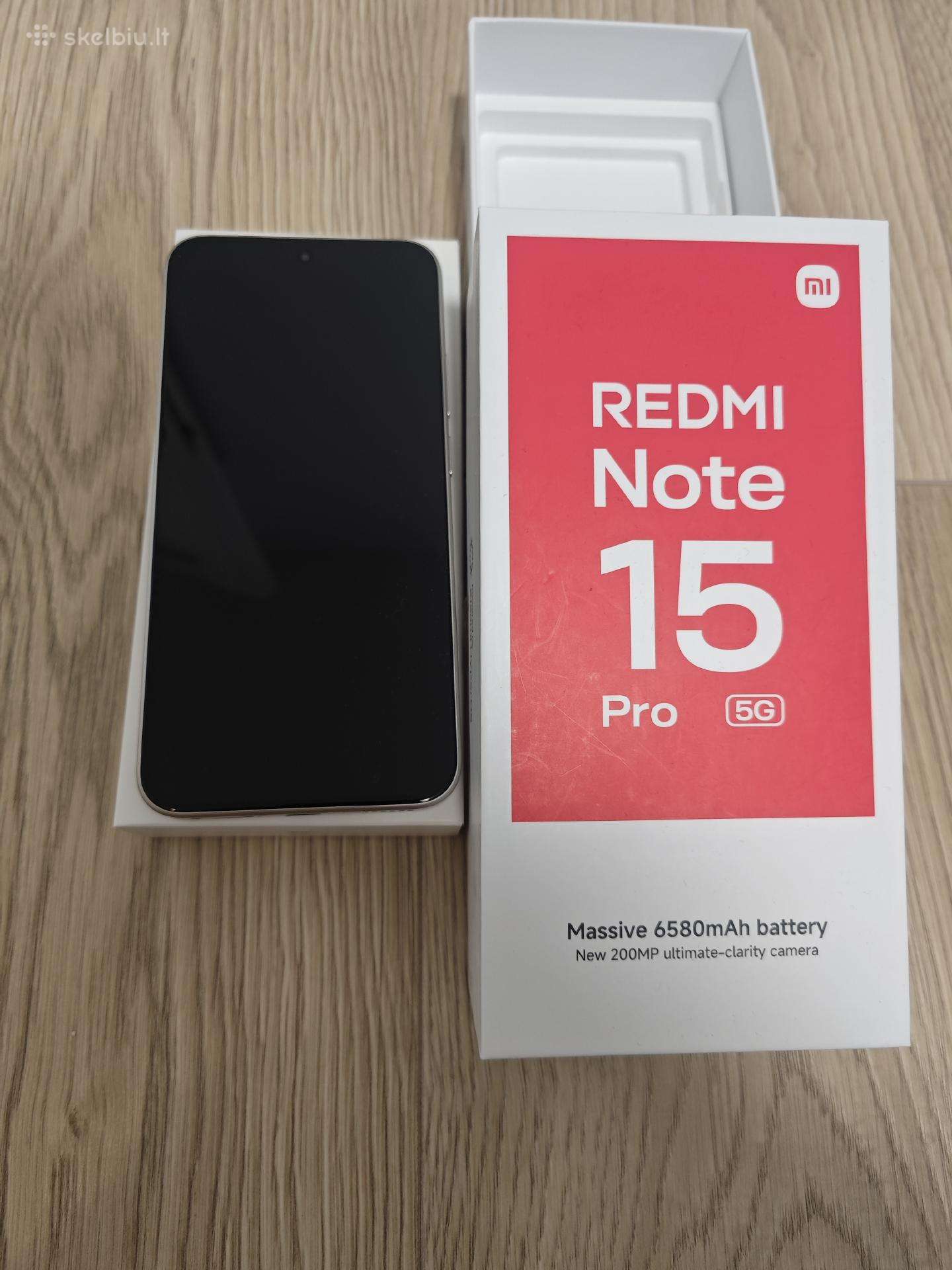 Naujas Redmi Note 15 Pro 5G, 256 GB
