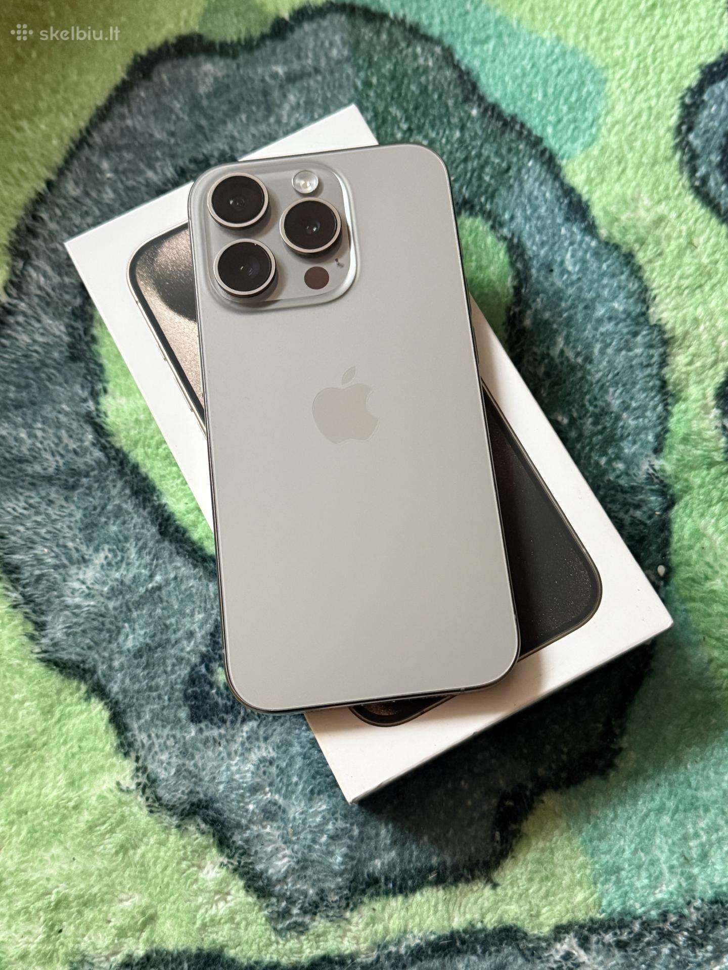 Apple iPhone 15 Pro 256gb Natural Titanium BH:100%