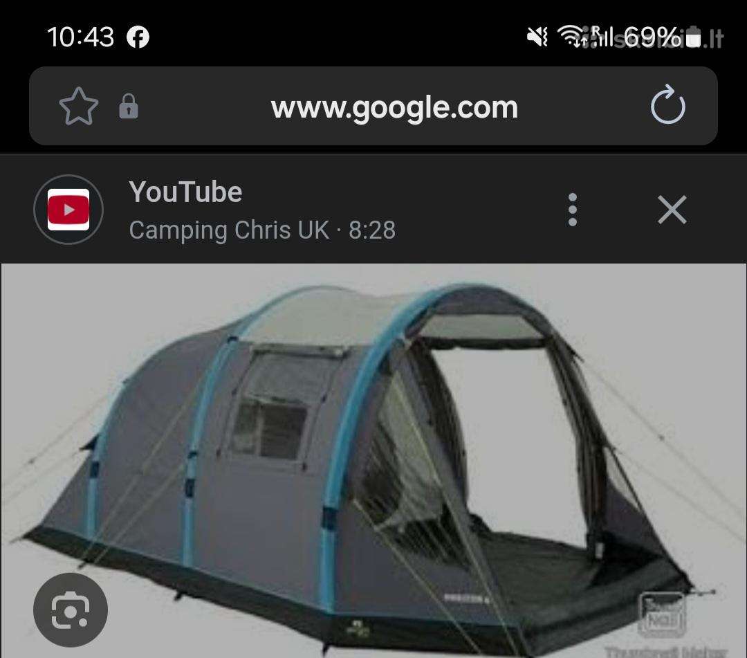 Pripučiama palapinė Horizon 4 Airgo