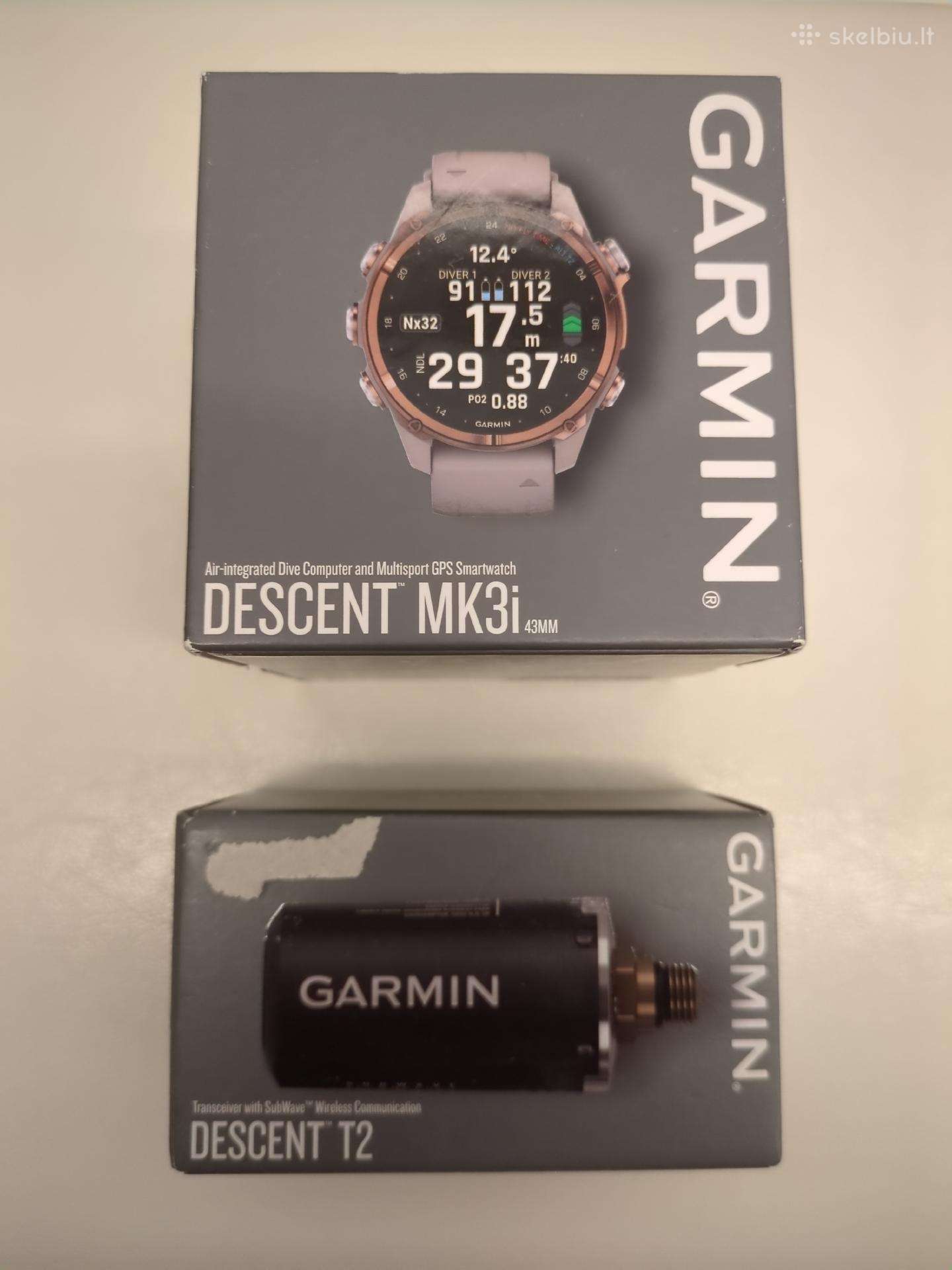 Garmin Descent Mk3i 43 mm. + Descent T2