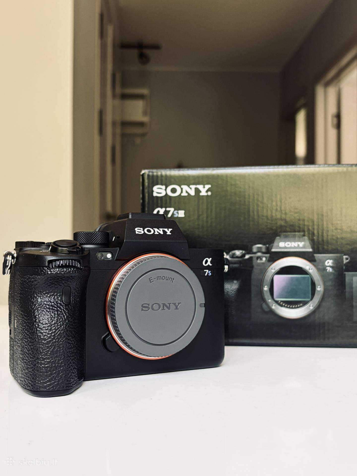 Sony a7s III su 64 Shutter Count+4baterijos+128gb