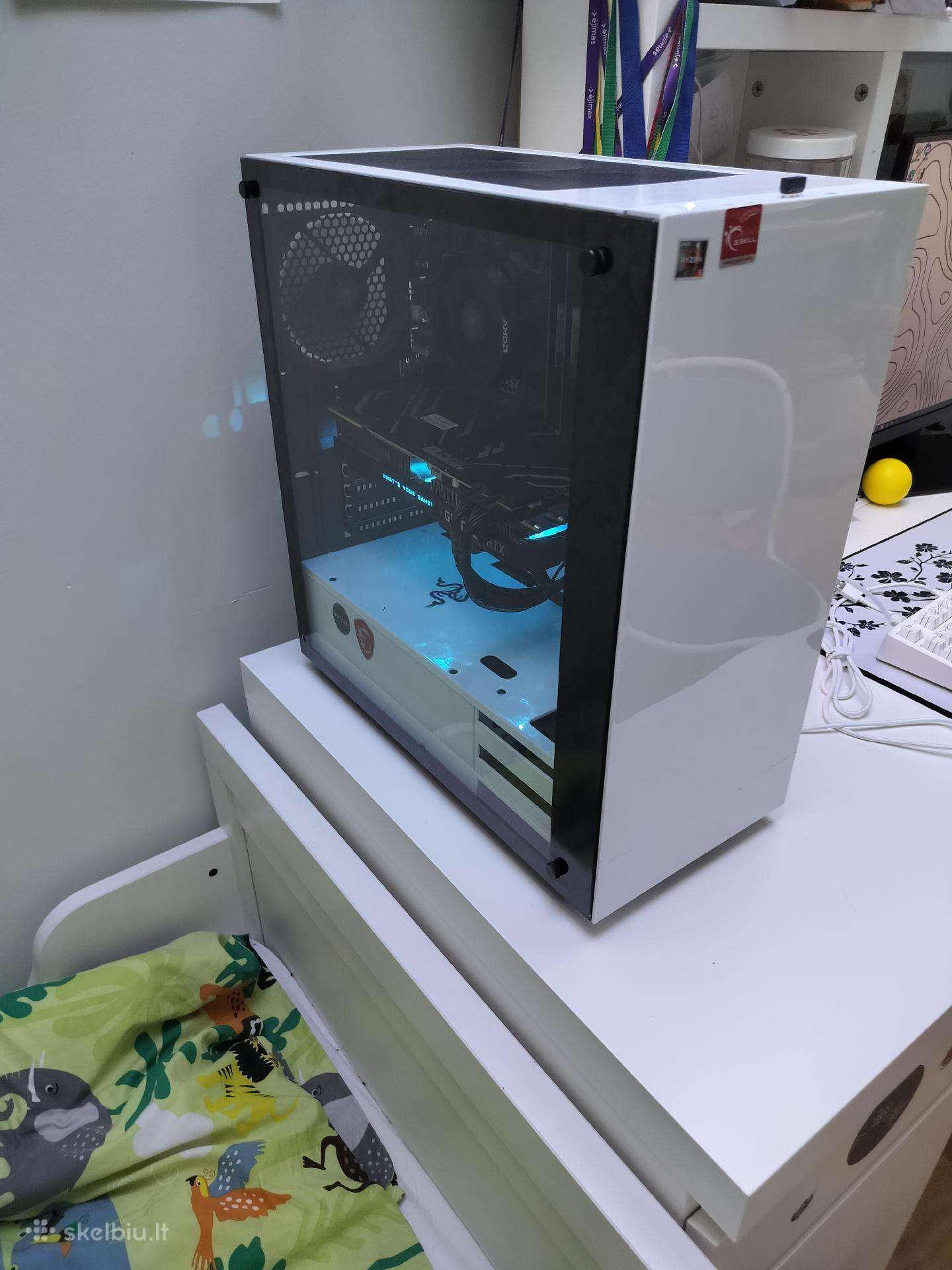 Gaming pc žaidimų kompiuter rtx 2070 super r5 3600