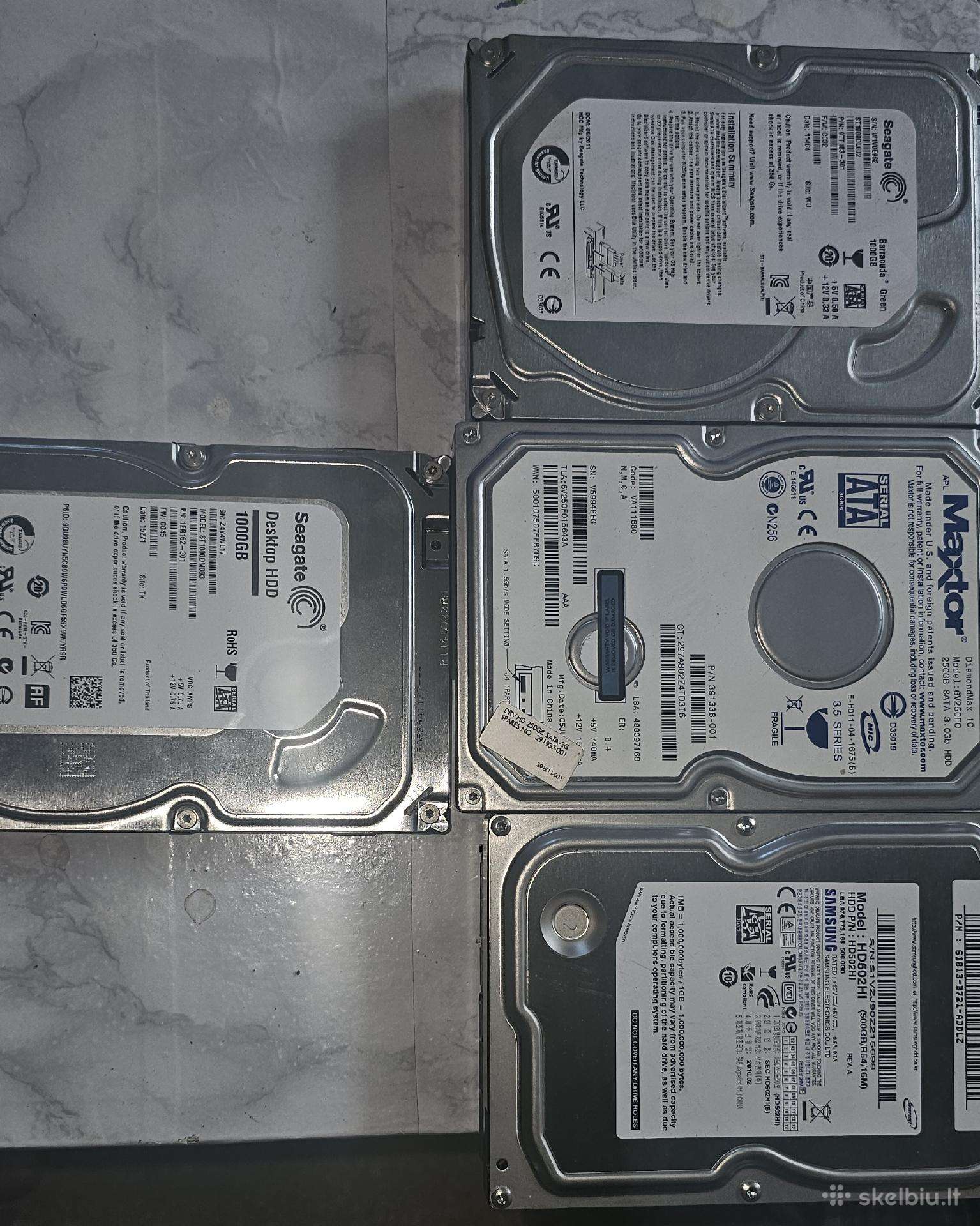 HDD Sata, 1tb, 500gb, 256gb