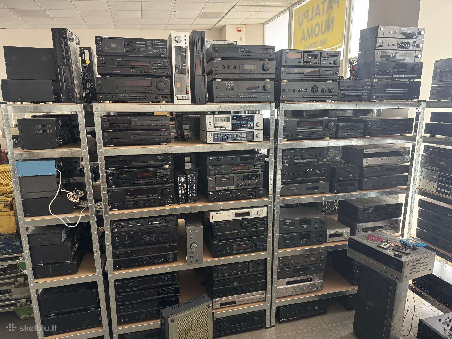 Audio aparatura urmu. Tik viska iskarto