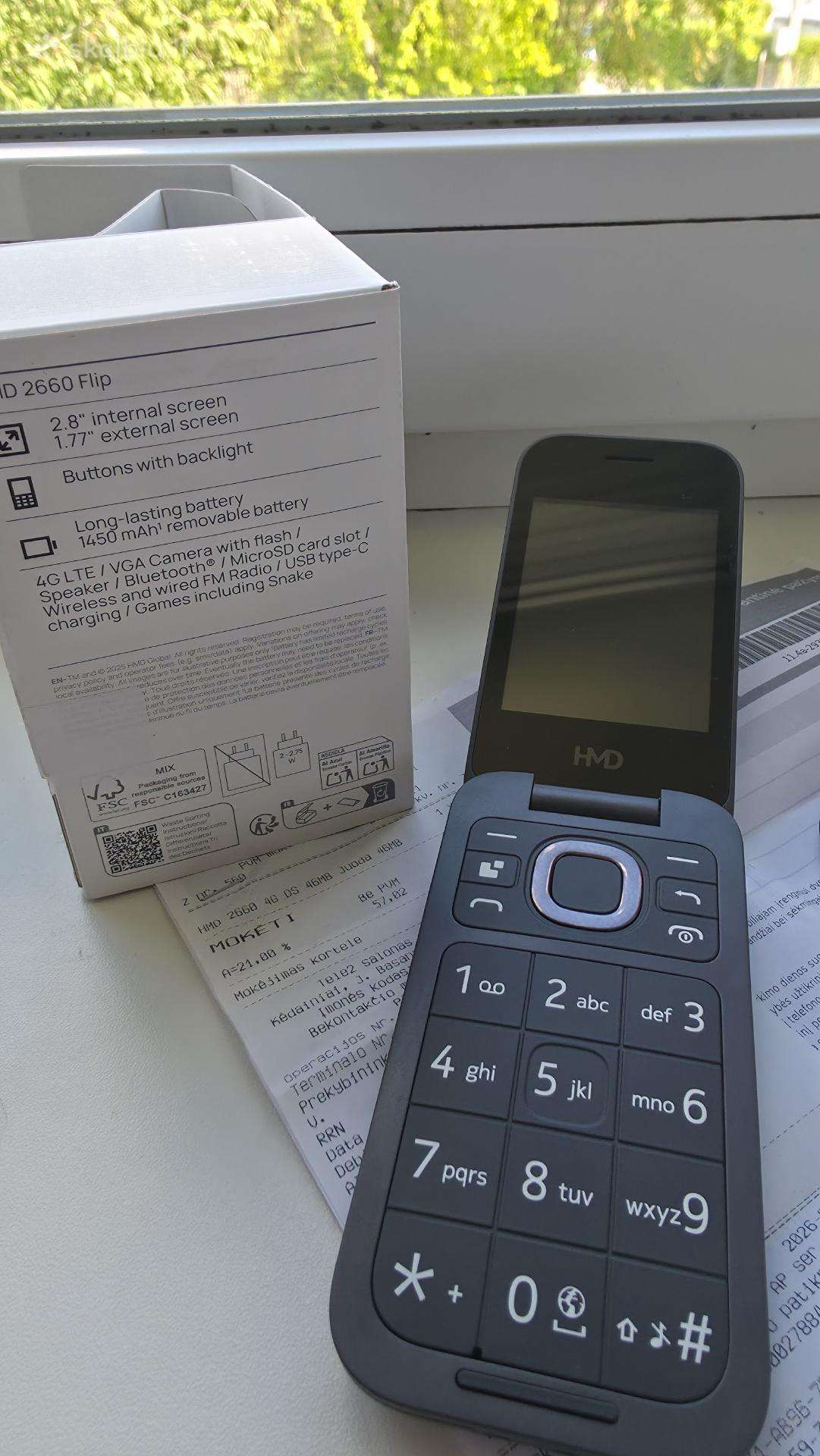 Mobilus telefonas Hmd Flip 2660
