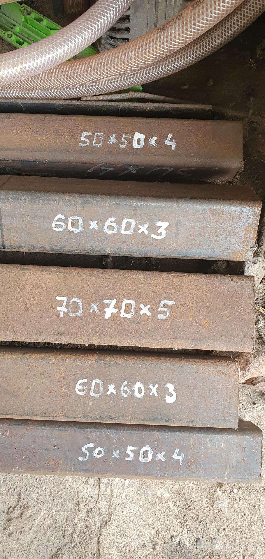 Kvadratinis vamzdis 50x50x4, 60x60x3, 70x70x5