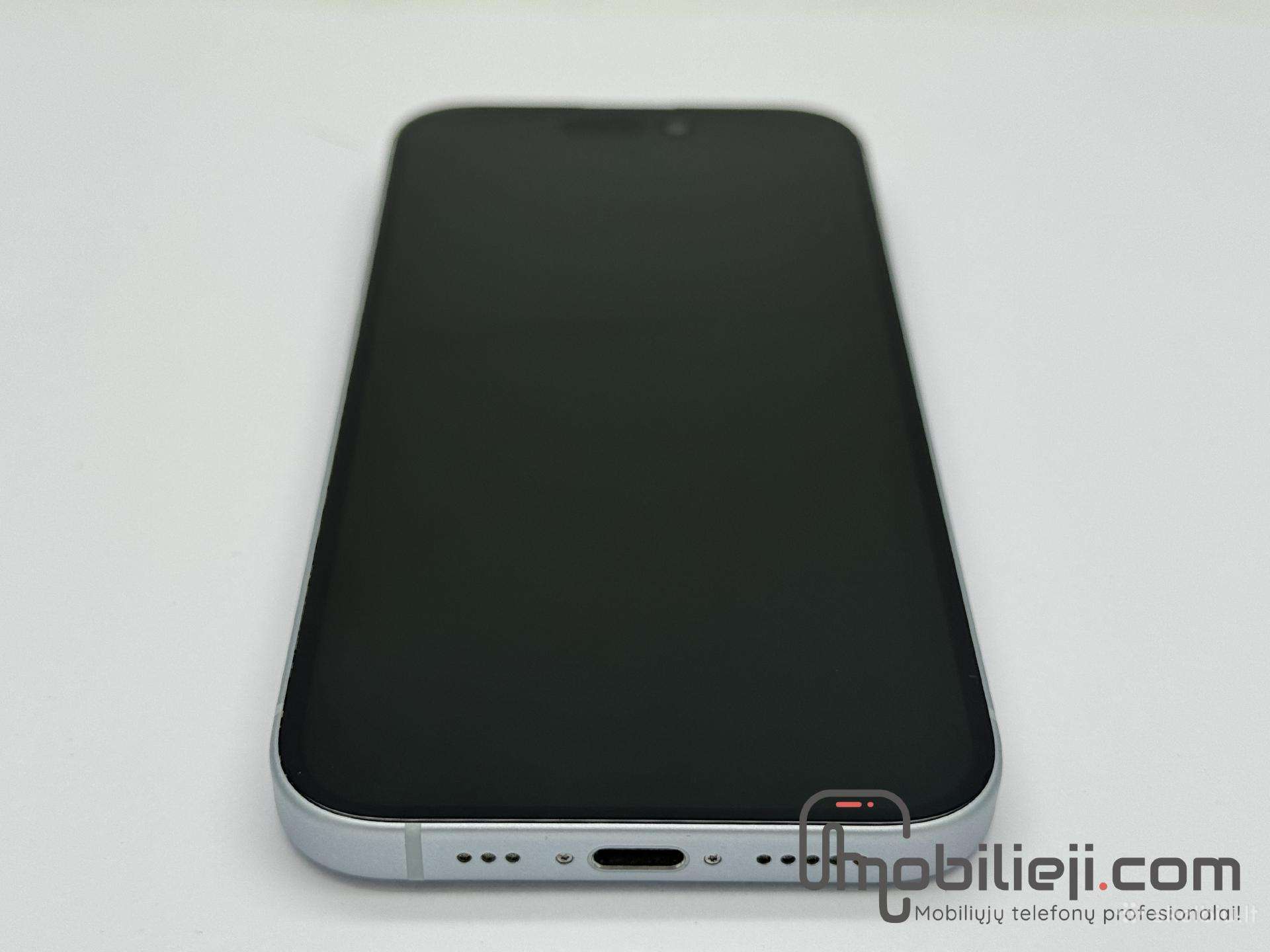 Idealios būklės Apple iPhone 15 256gb Blue