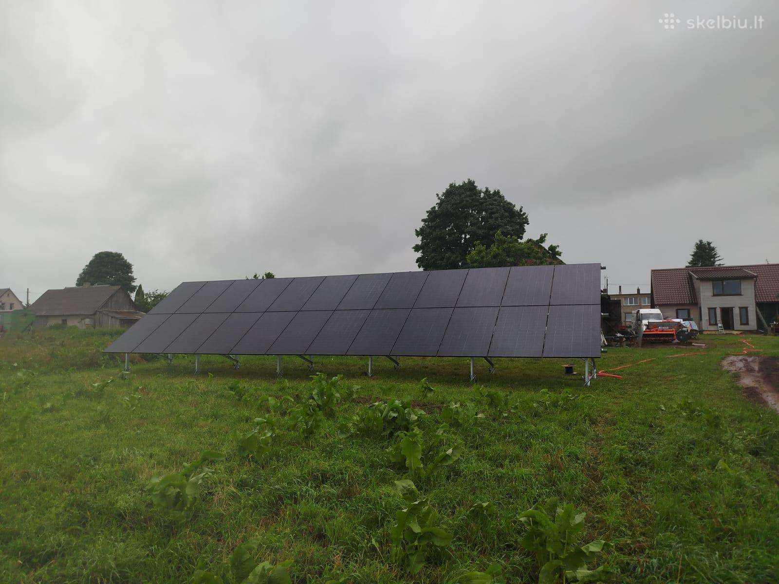 Parduodame bei montuojame saulės elektrines