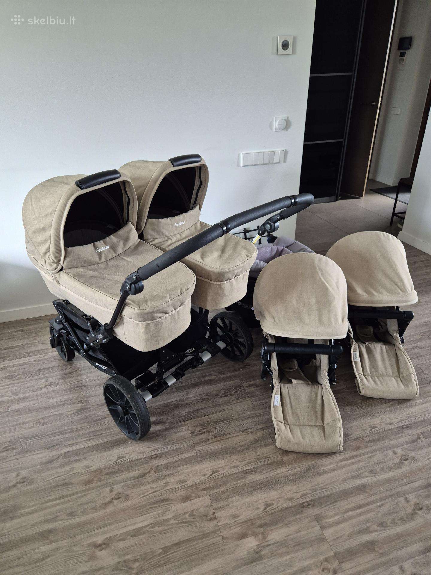 Parduodu vežimėlį Emmaljunga Double Viking 735