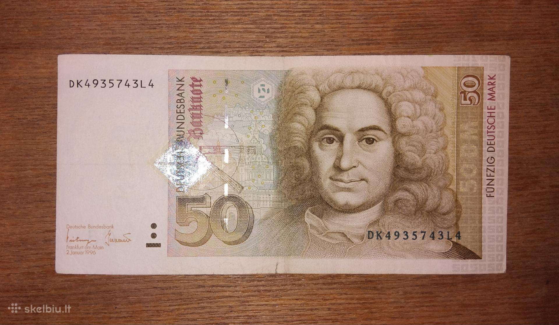 Vokietijos 50 markių banknotas