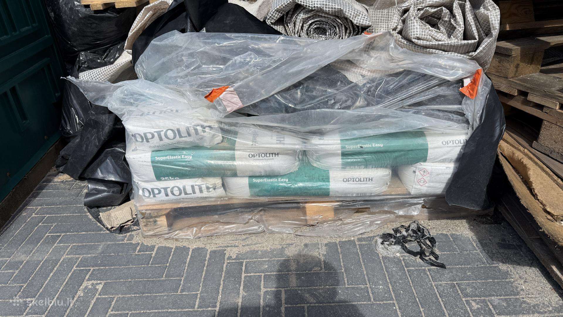 Optolith klijai, juoda ir sendinta balta fuga