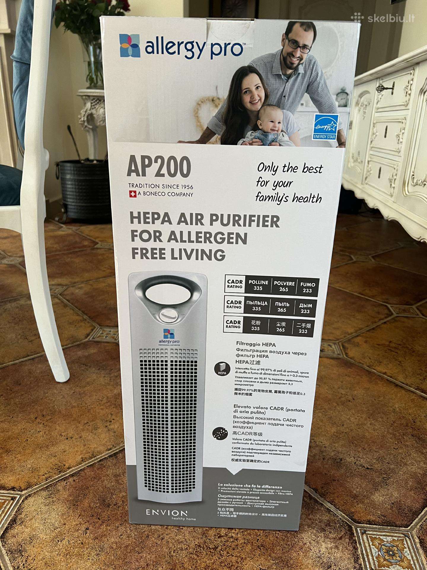 Envion Allergy Pro Ap200 oro valytuvas