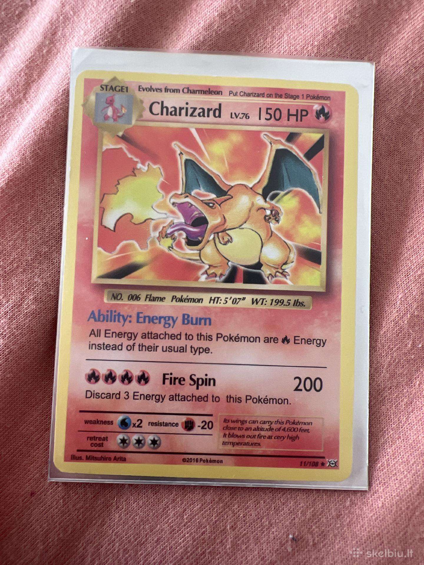 Pokemon charizard 2016 No.006