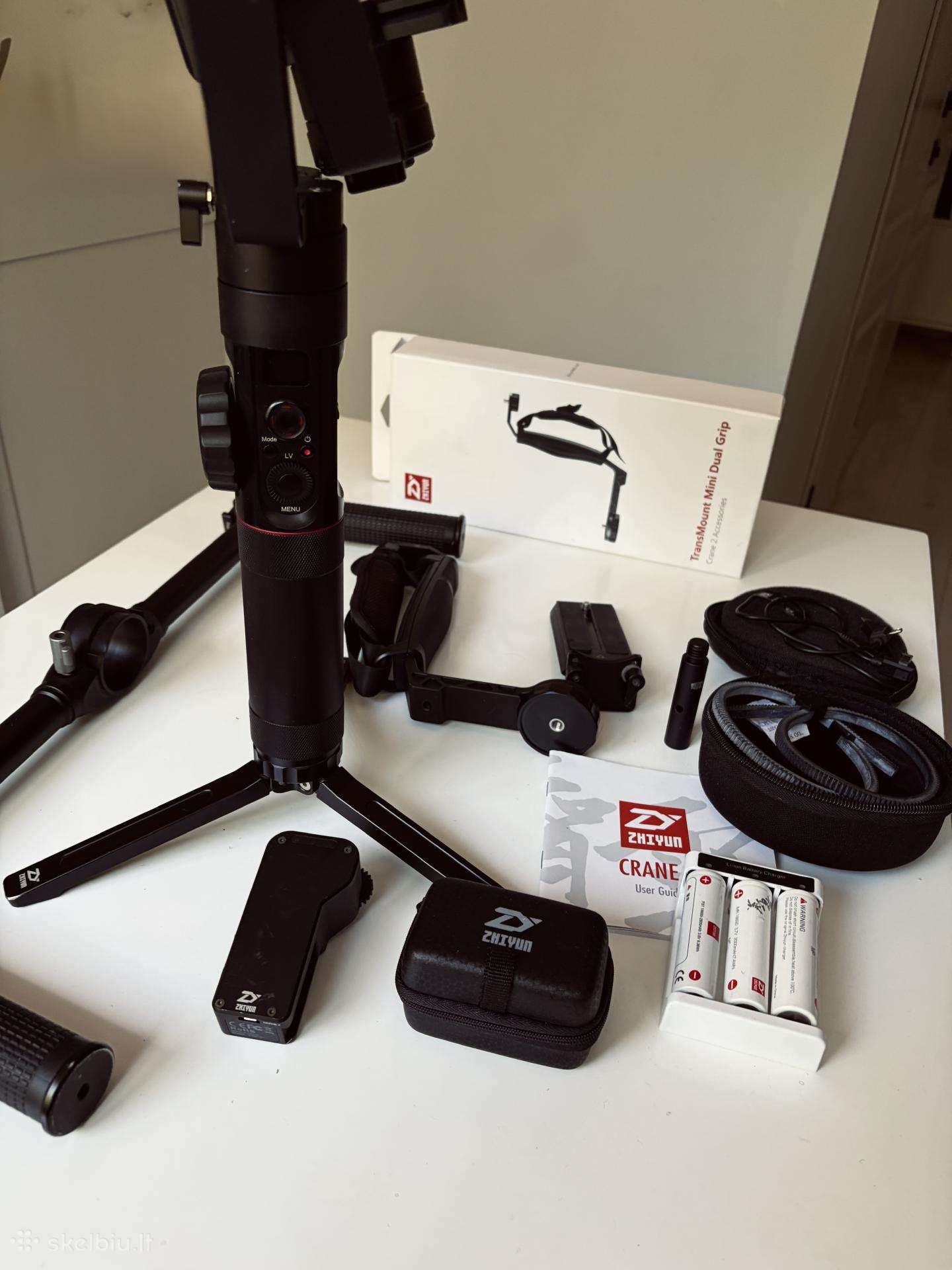 Zhiyun Crane 2 Combo. Kameroms iki 3,2kg!