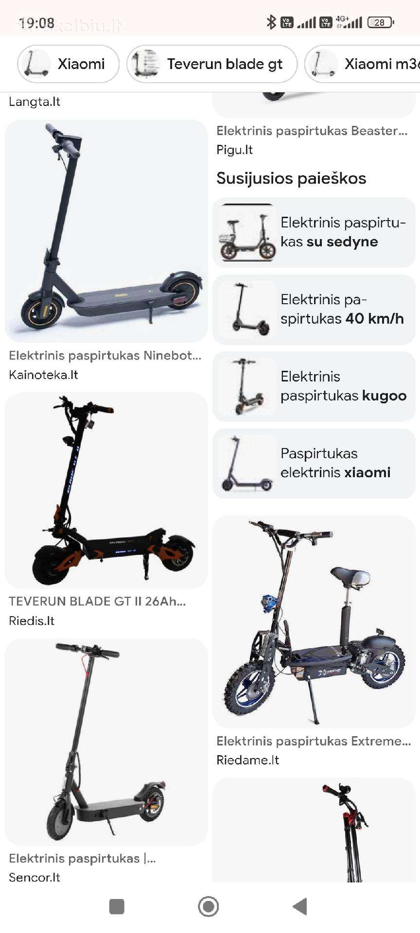 Ieškau elektrinio paspirtuko