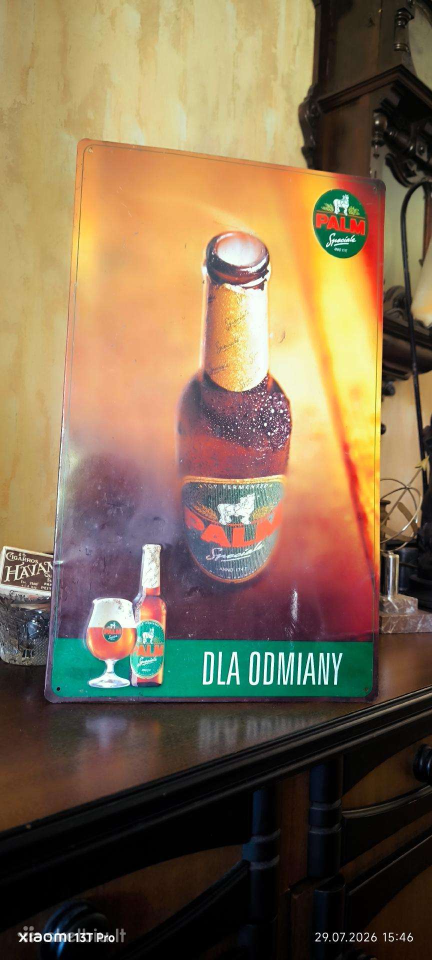 Sena metaline alaus reklama iskaba