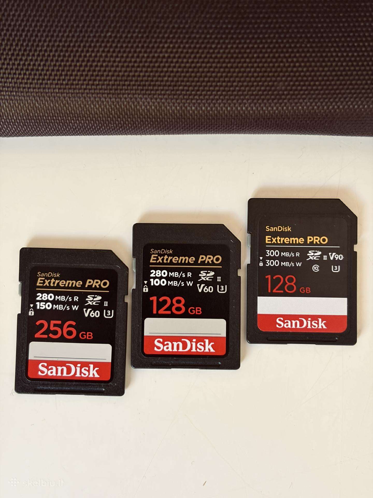 Sandisk Extreme Pro Uhs-i v30, Uhs-II v60/v90