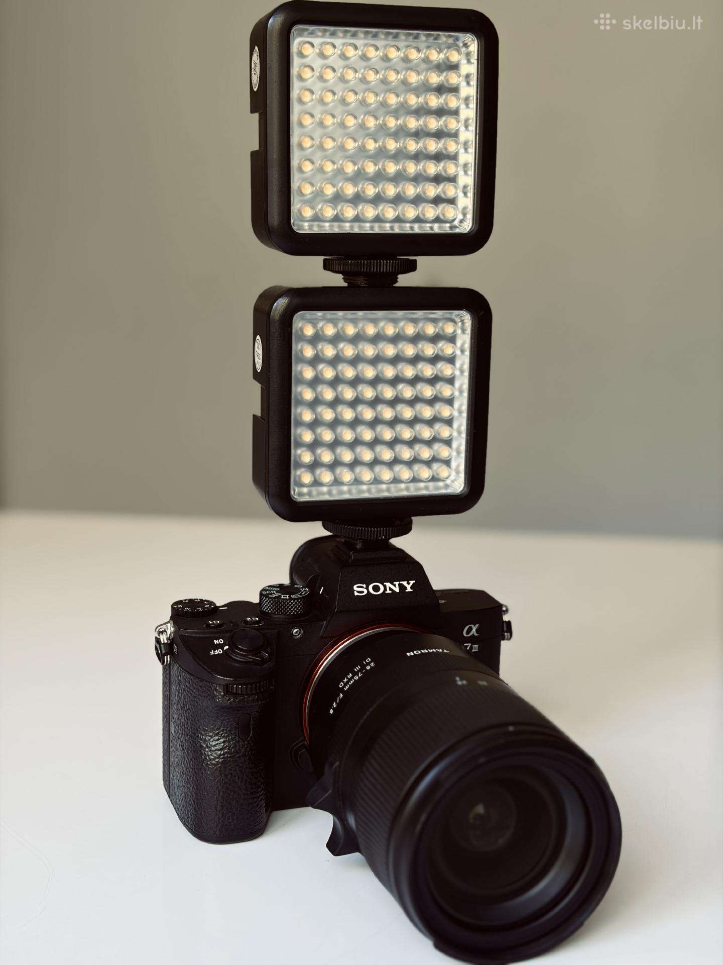 Godox Led64 ir Walimex Pro Led64 LED šviestuvai