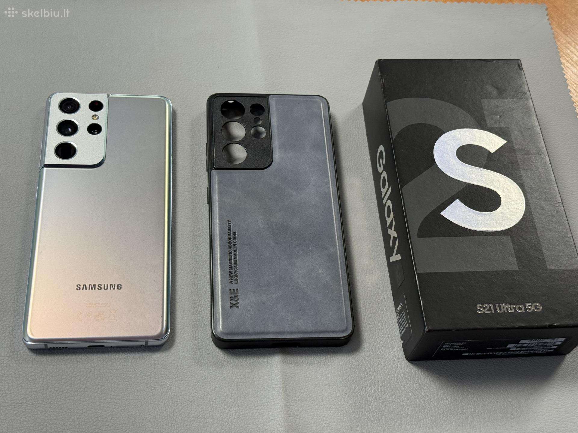 Samsung S21 Ultra 12gb RAM labai geros būklės