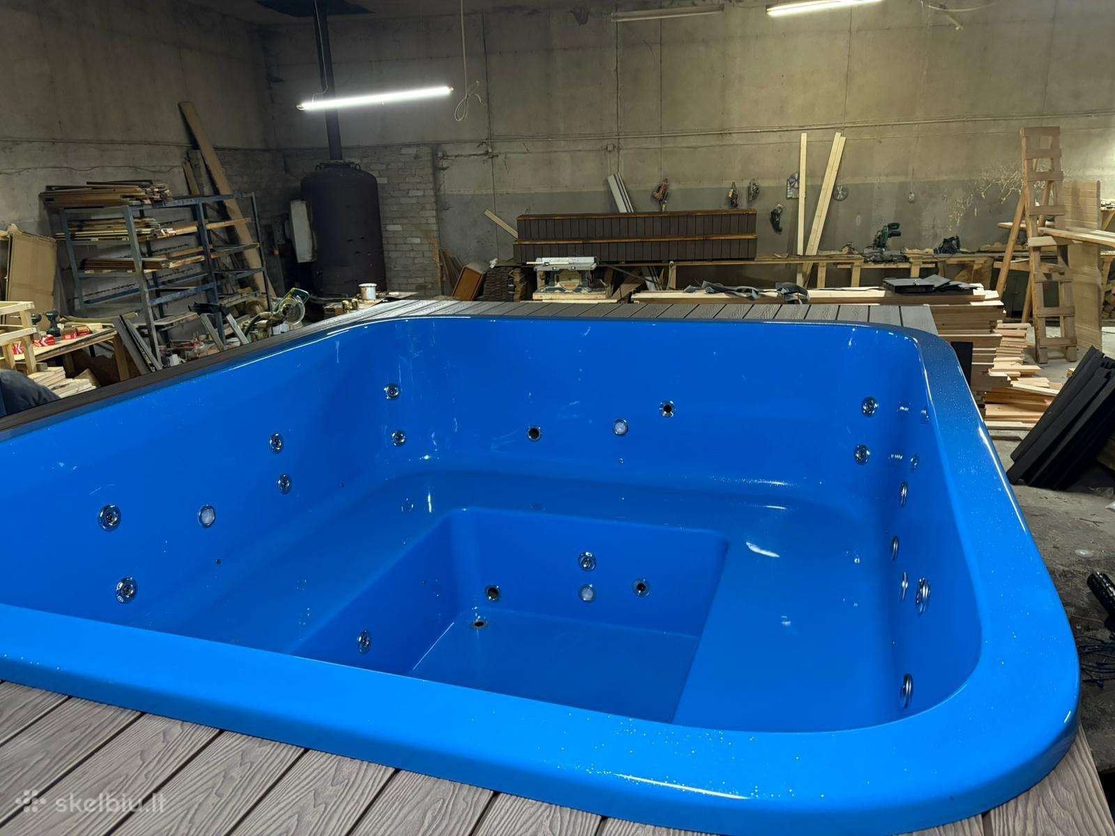 Įmontuojami kubilai jacuzzi - su garantija