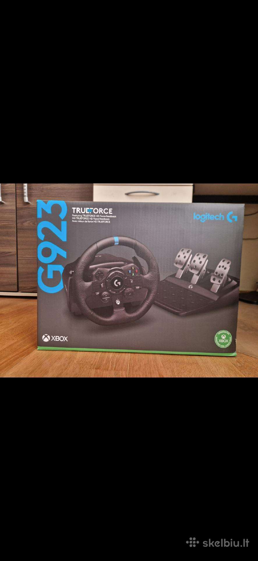Logitech G923 žaidimų vairas + pedalai