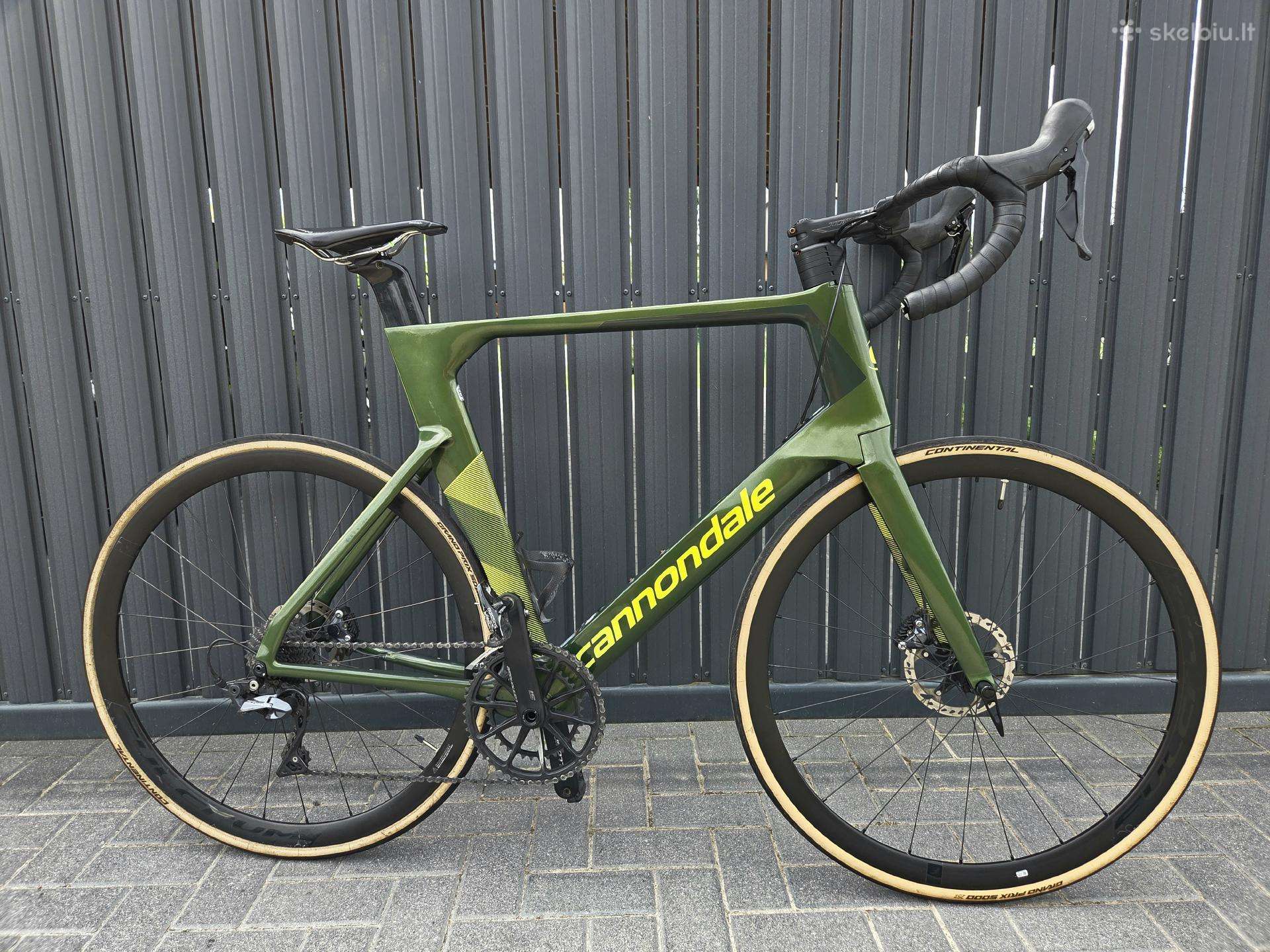 Cannondale aero carbon dviratis 2x11 ultegra 62